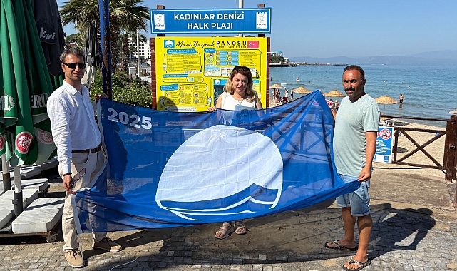 KUŞADASI PLAJLARI 25 MAVİ BAYRAK İLE TAÇLANDI