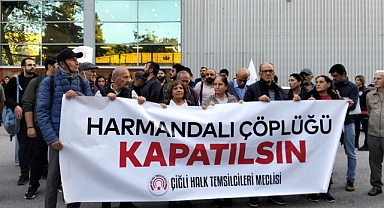 BÜYÜKŞEHİR MECLİSİ ÖNÜNDE HARMANDALI İSYANI…