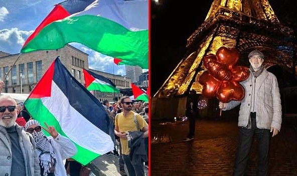 AKP'Lİ YENİŞEHİRLİĞİOĞLU'NDAN PARİS'TE SOSYAL MEDYA KAZASI: GÜNDÜZ FİLİSTİN MESAJI, GECE EYFEL ÖNÜNDE KALP BALONLARI