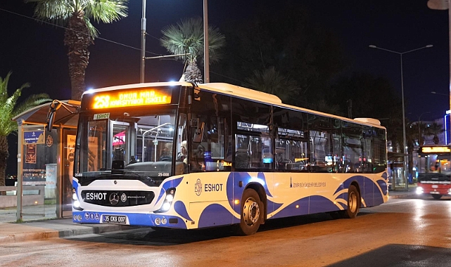 ULAŞIMA YILBAŞI DÜZENLEMESİ…OTOBÜS, VAPUR VE TRAMVAY SABAHA KADAR ÇALIŞACAK