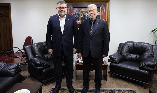 AK PARTİ İL BAŞKANI SAYGILI, İESOB BAŞKANI YALÇIN ATA'YI ZİYARET ETTİ: ESNAF SANATKARIMIZ EN GÜÇLÜ TOPLUMSAL YAPIDIR