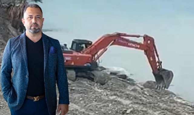 İZMİRLİ ÜNLÜ ŞİRKETTEN SAHİLE KEPÇELİ MÜDAHALEYE İLGİNÇ SAVUNMA: CAN VE MAL GÜVENLİĞİ İÇİN YAPTIK...